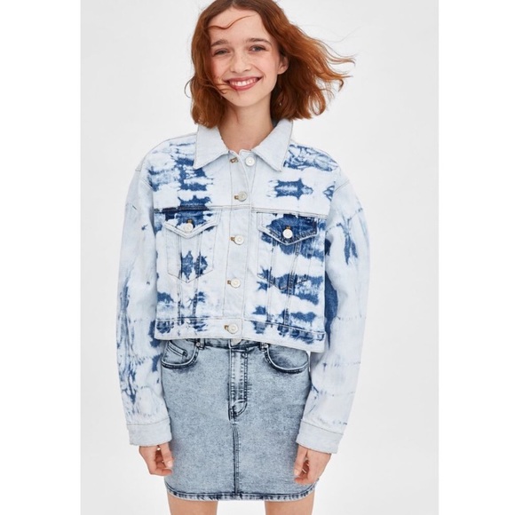 Zara | Jackets \u0026 Coats | Zara Tie Dye 